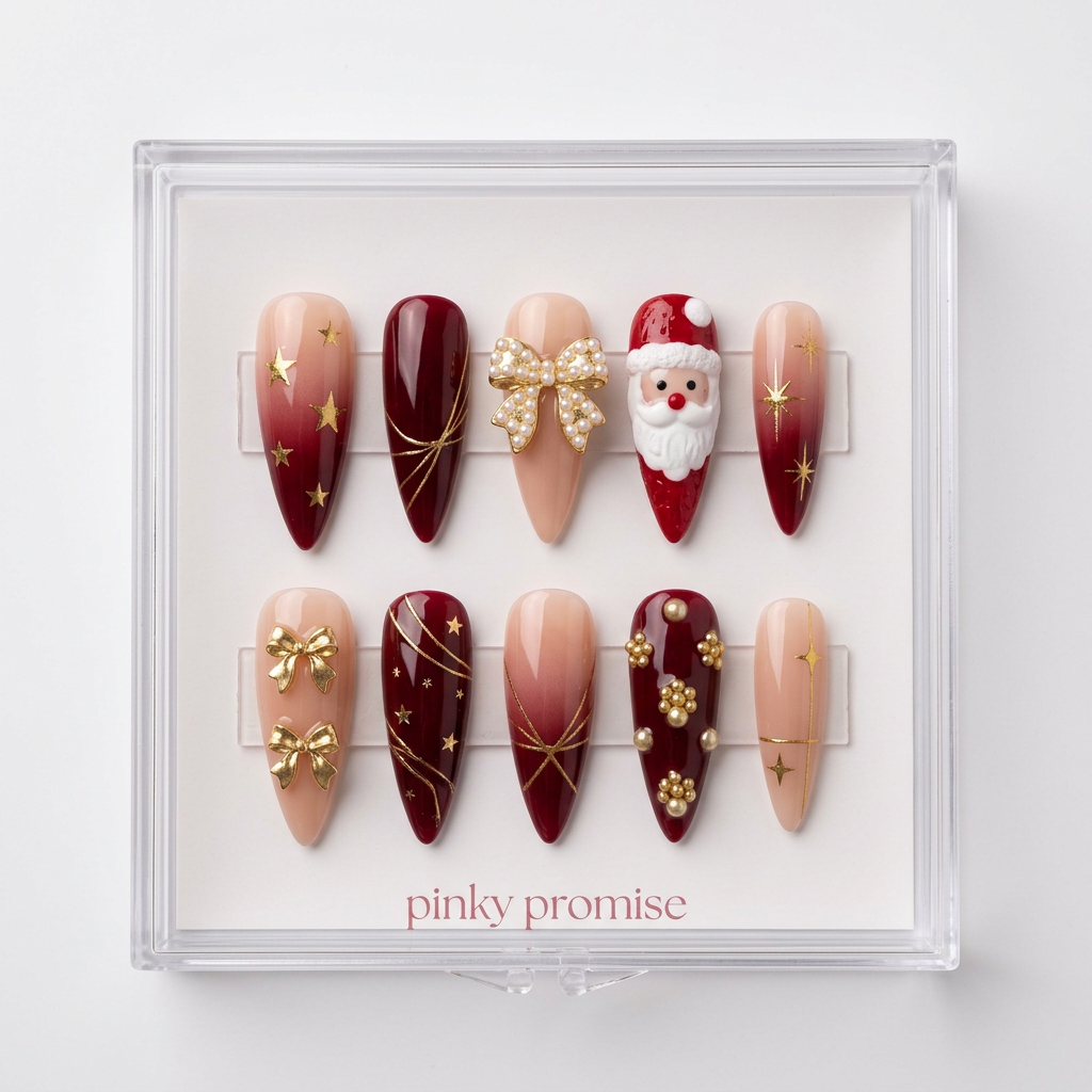 Santa Christmas Pearls