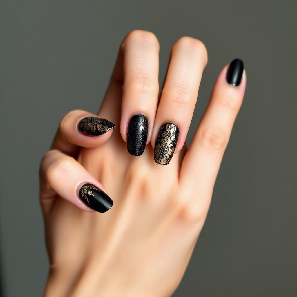 Black Lace Gold