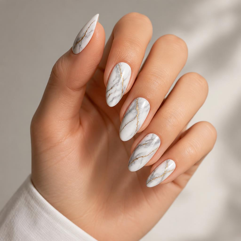 Pink Marble Swirl