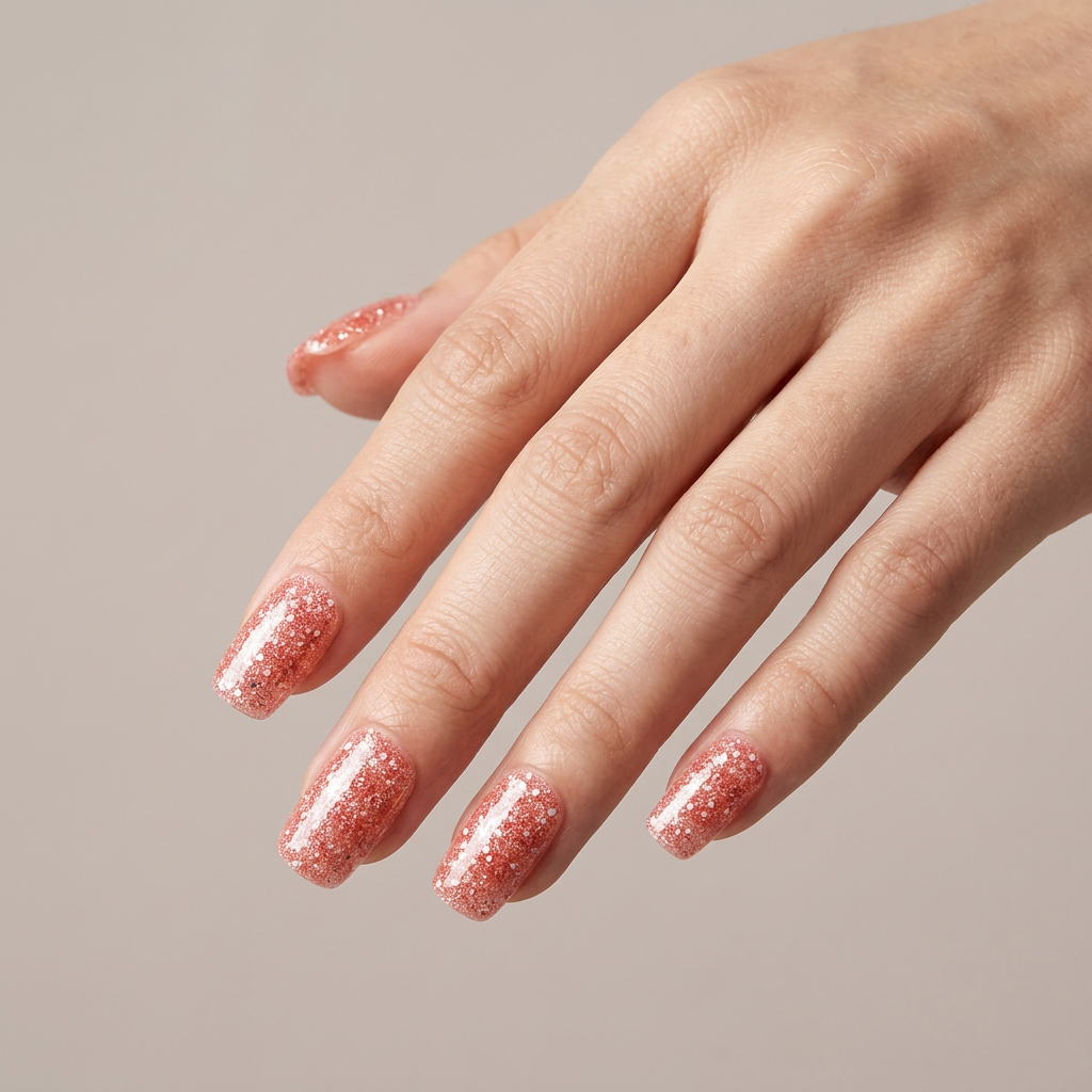 Rose Gold Glitter